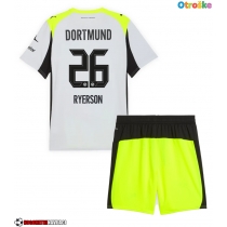Otroške Nogometnih dresov Borussia Dortmund Julian Ryerson #26 Gostujoči 2025-26 Kratki rokavi (+ hlače)